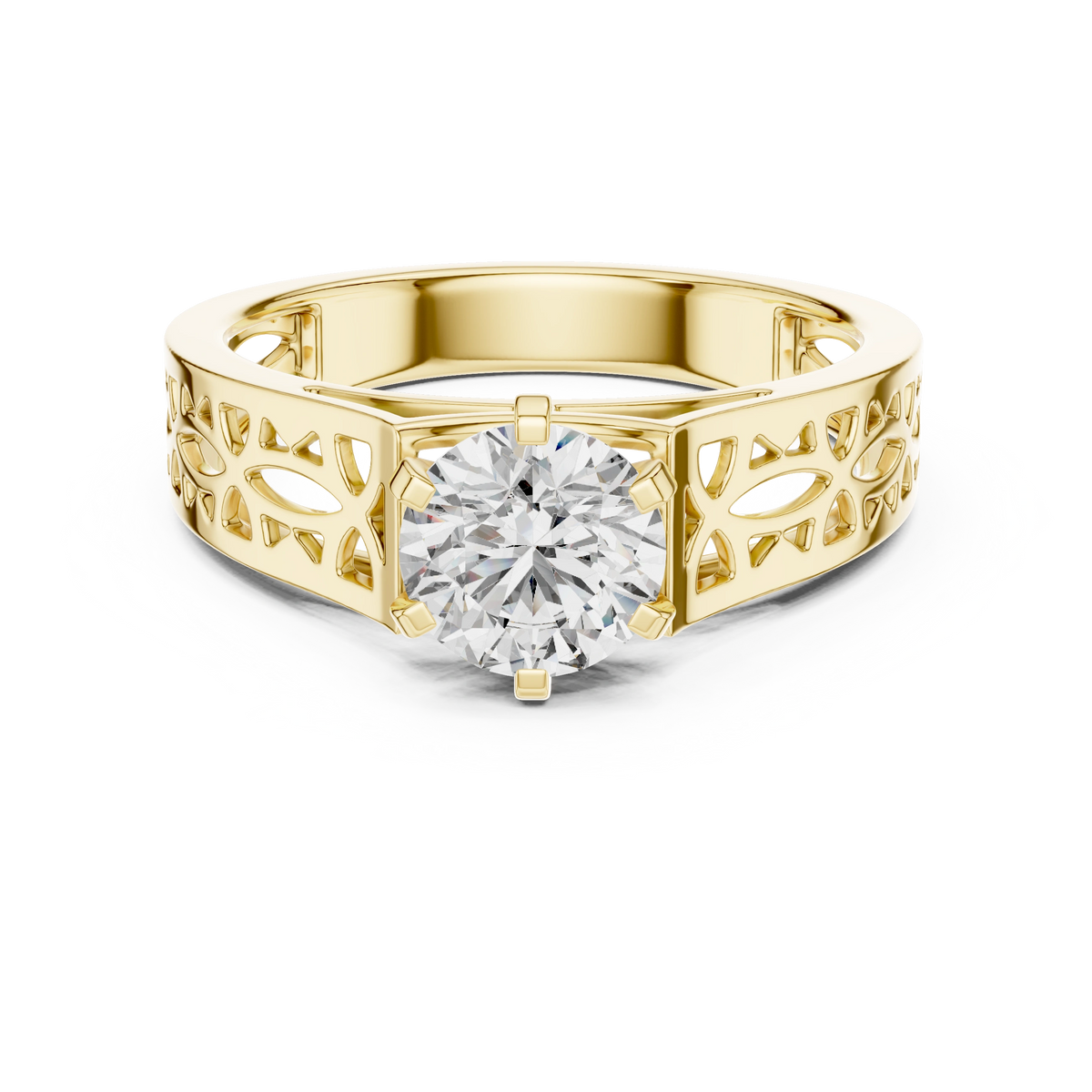 Aurevia Regal Lattice Diamond Ring