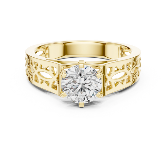 Aurevia Regal Lattice Diamond Ring
