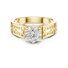 Aurevia Regal Lattice Diamond Ring