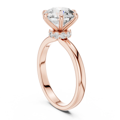 Aurevia Eternal Radiance Six-Prong Diamond Ring