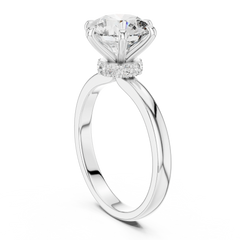Aurevia Eternal Radiance Six-Prong Diamond Ring