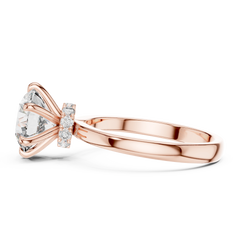 Aurevia Eternal Radiance Six-Prong Diamond Ring