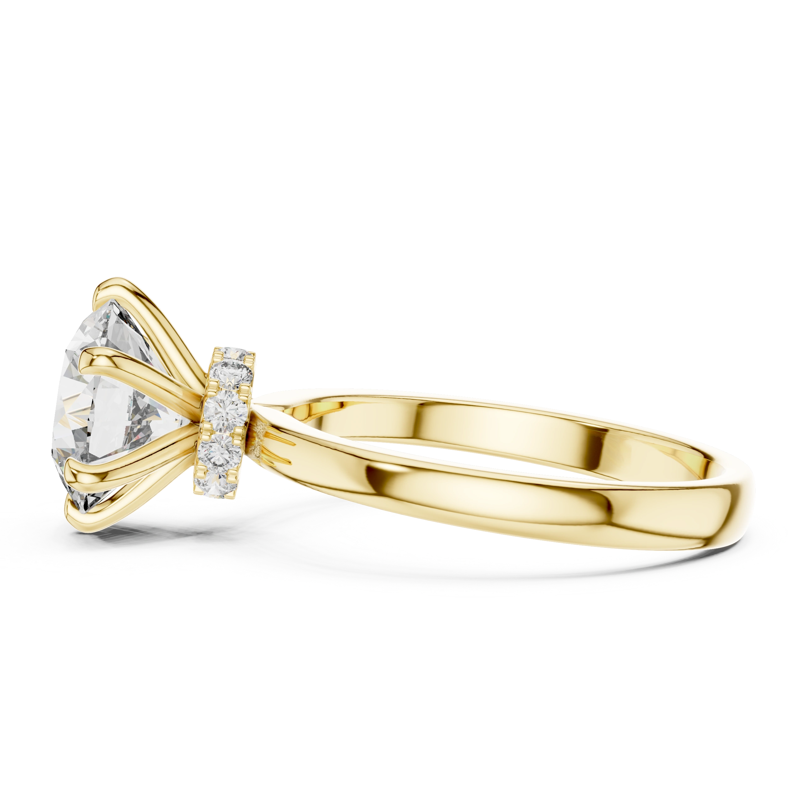 Round Diamond Engagement Ring 