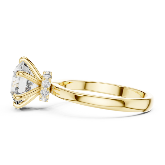Round Diamond Engagement Ring 