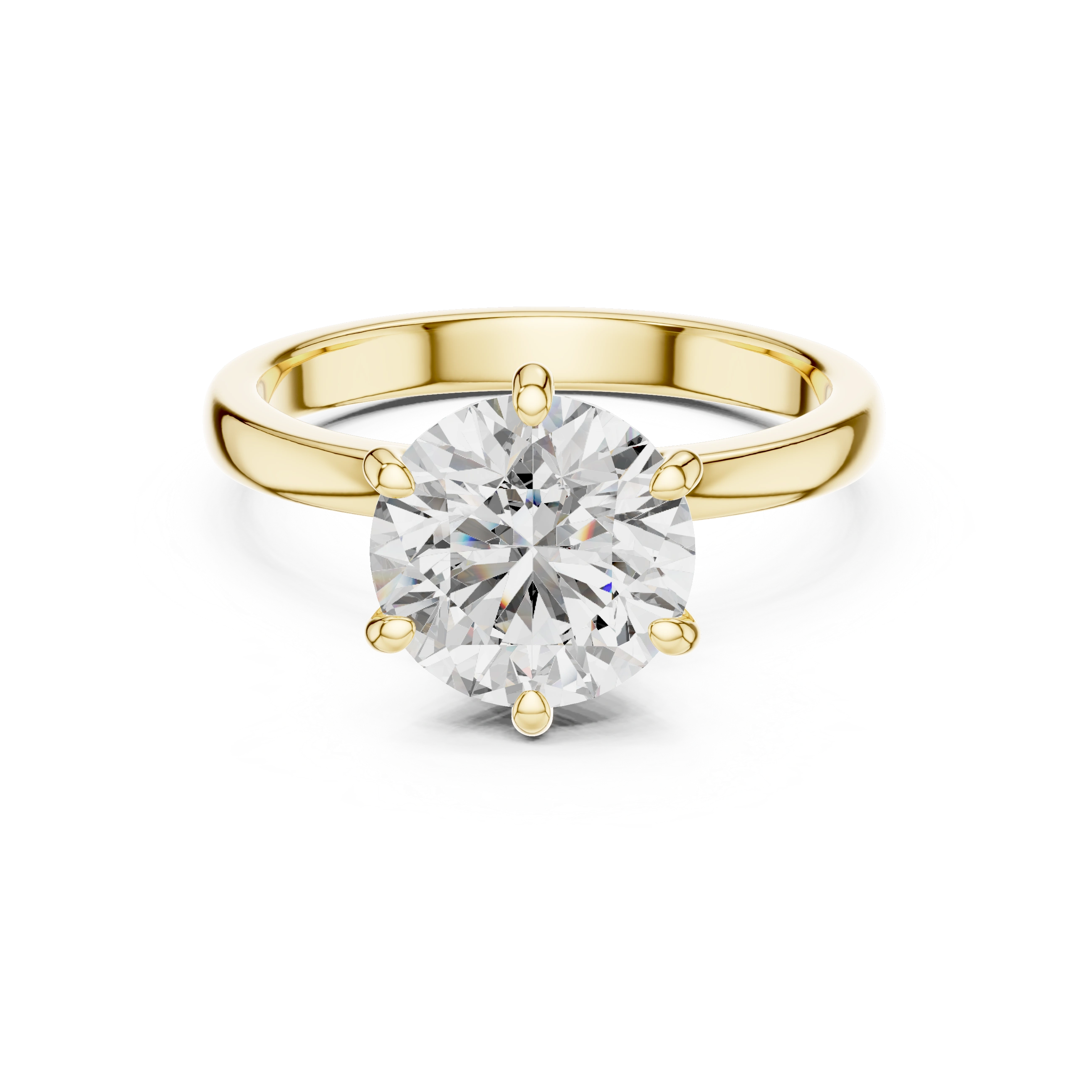 Round Cut Diamond Engagement Ring Online 