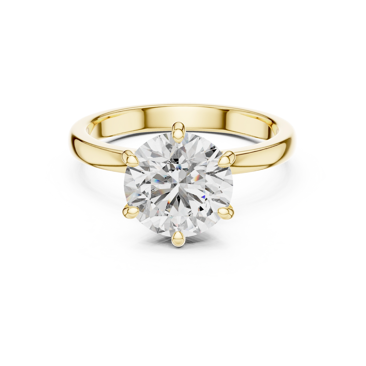 Round Cut Diamond Engagement Ring Online 