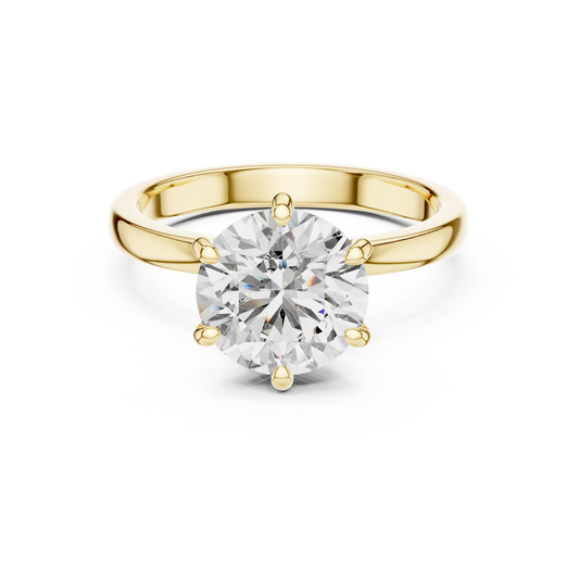Round Cut Diamond Engagement Ring Online 