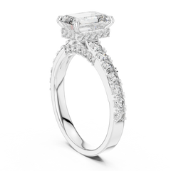 Aurevia Radiant Emerald Shimmer Ring