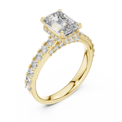 Emerald Diamond Engagement Rings