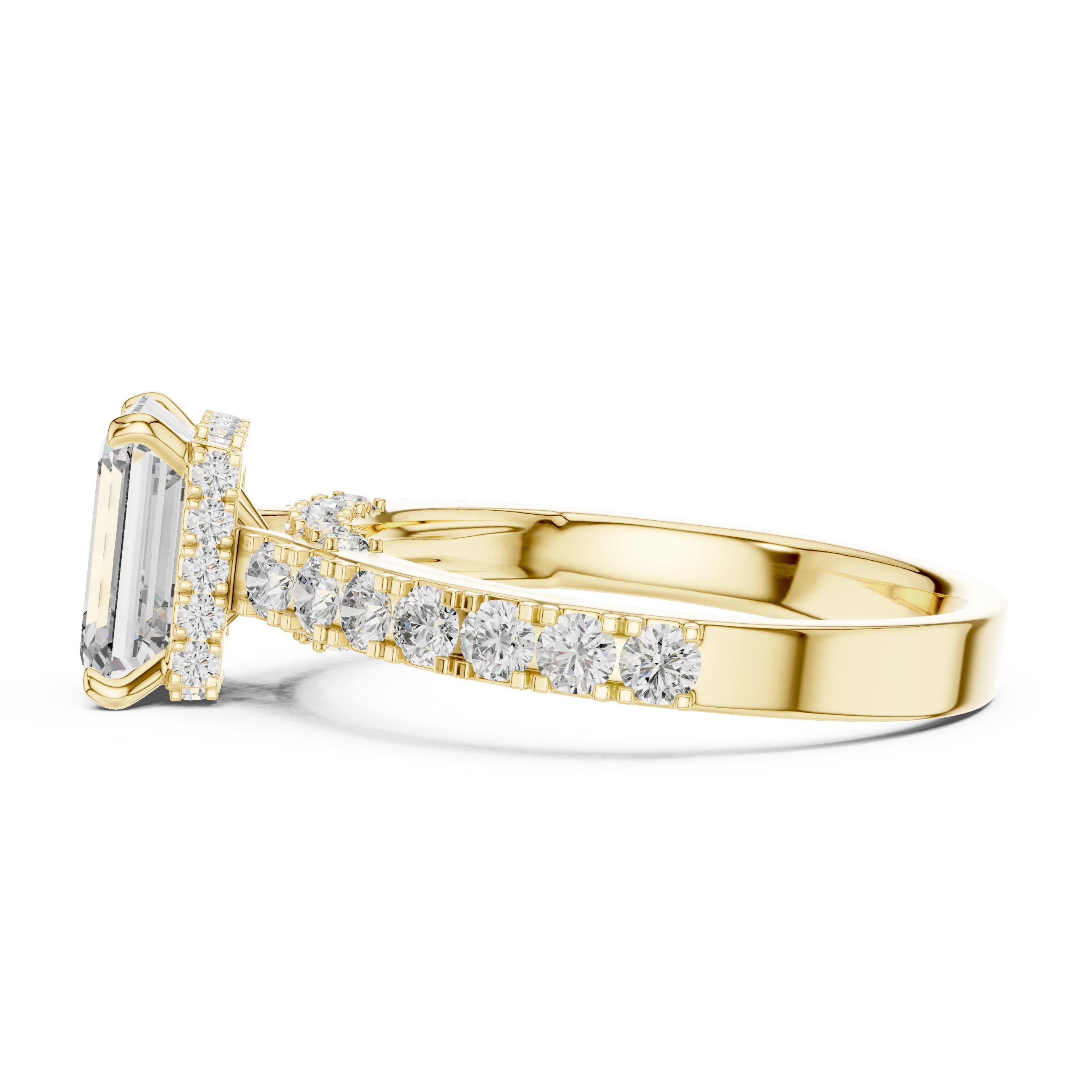 Emerald Cut Diamond Engagement Rings For Women
