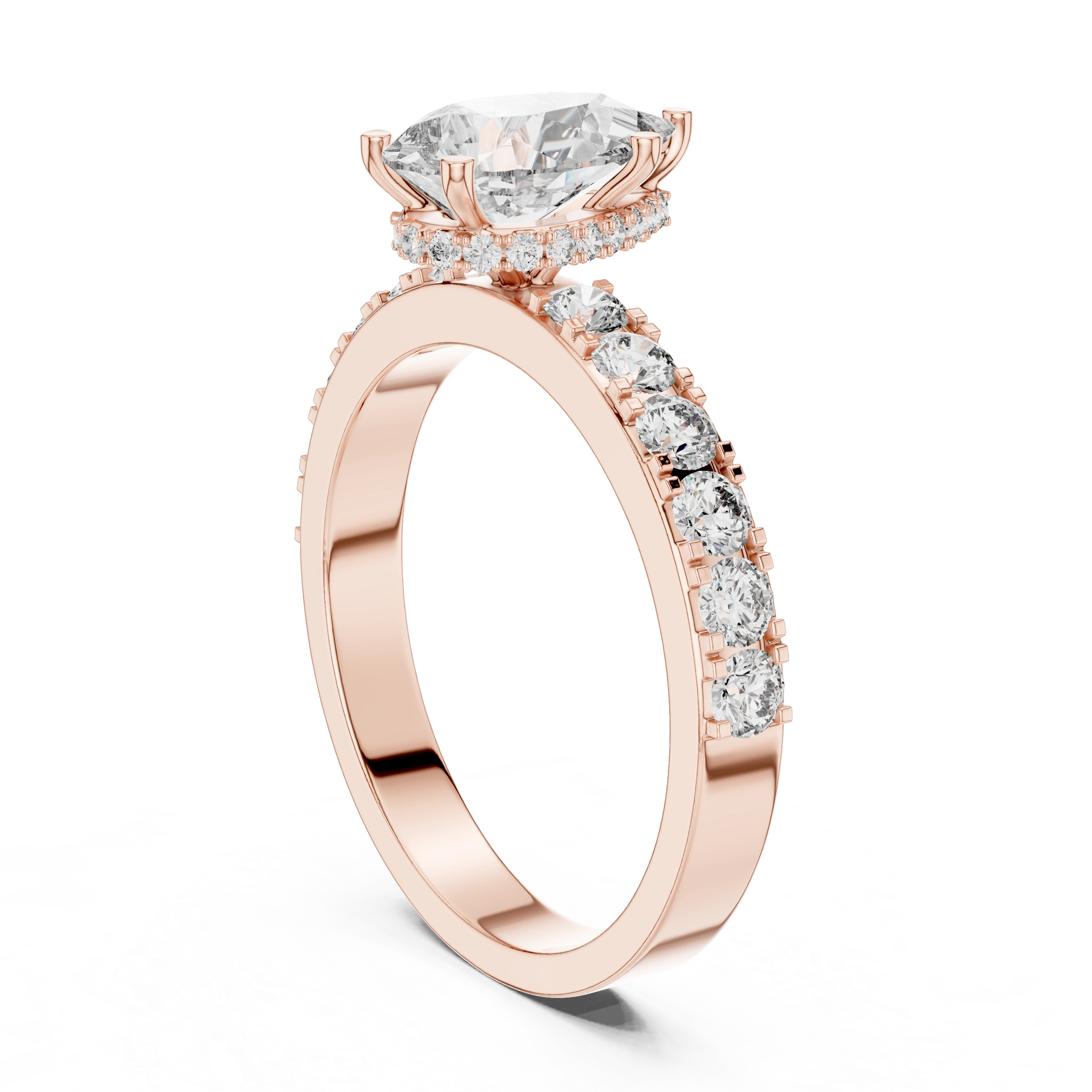 Pear Cut Diamond Ring