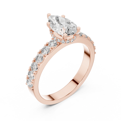 Aurevia Royal Teardrop Diamond Ring