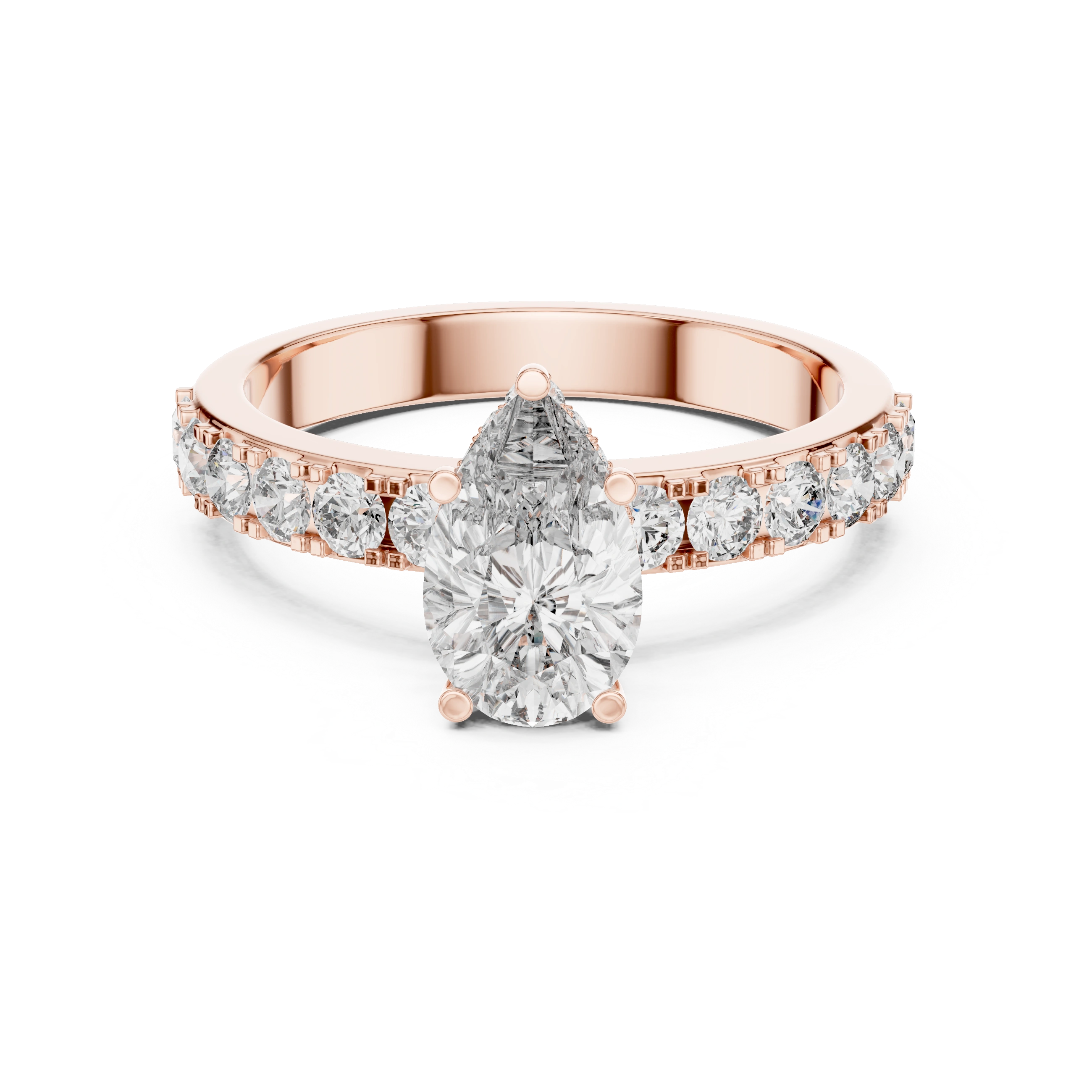 Pear Diamond Engagement Ring