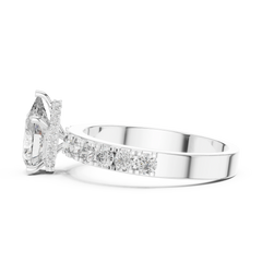 Aurevia Royal Teardrop Diamond Ring