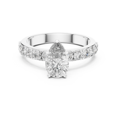 Aurevia Royal Teardrop Diamond Ring