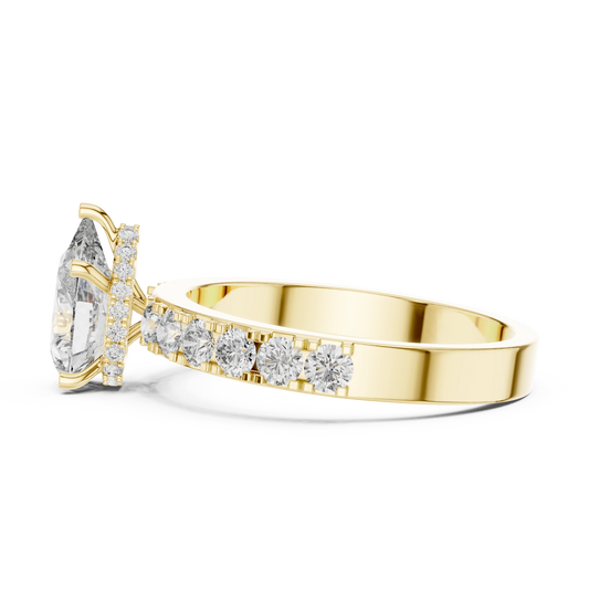 Buy Pear Shaped Engagement Ring For Women 