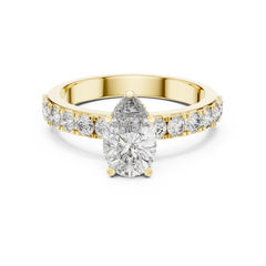 Teardrop Diamond Engagement Ring Online