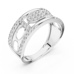 Orbital Pavé Band