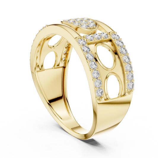 Orbital Pavé Band