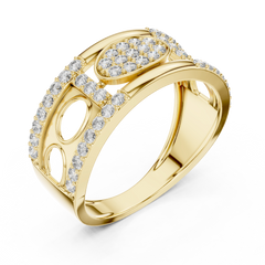 Orbital Pavé Band