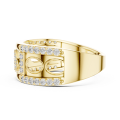 Orbital Pavé Band