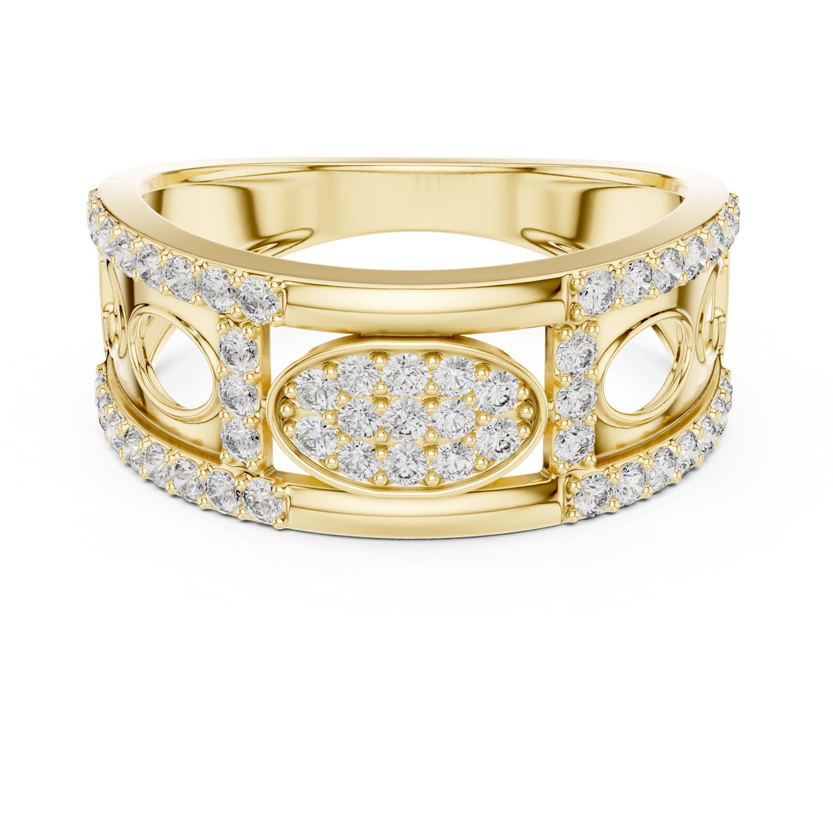 Orbital Pavé Band