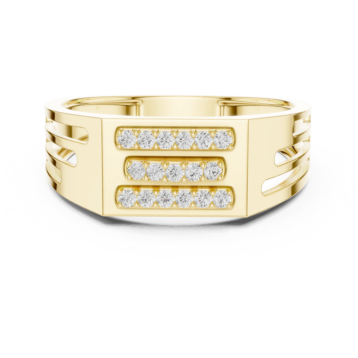Triple Tier Octagon Band