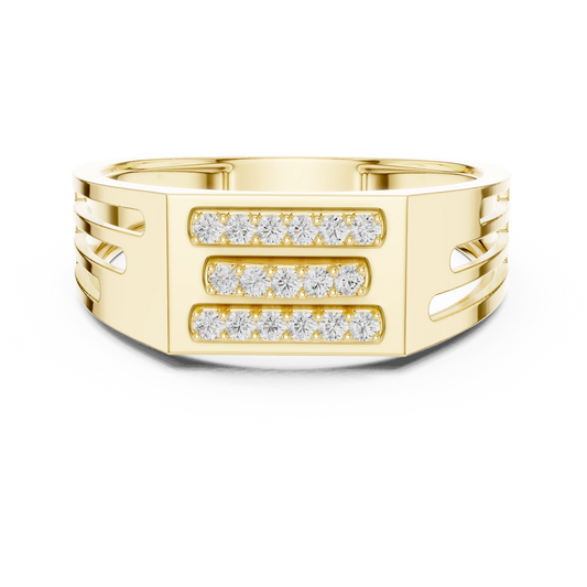 Triple Tier Octagon Band