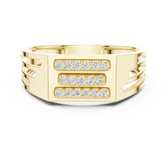 Triple Tier Octagon Band