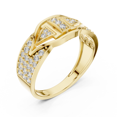 Aurevia Vector Pillar Ring