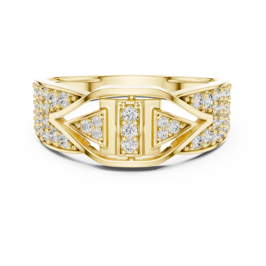 Aurevia Vector Pillar Ring