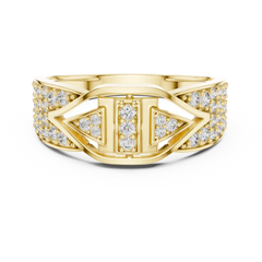 Aurevia Vector Pillar Ring