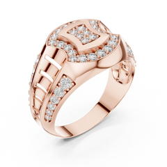 Hourglass Signet Band