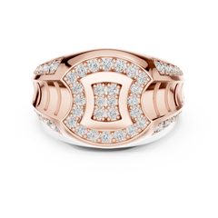 Hourglass Signet Band