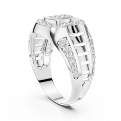 Hourglass Signet Band