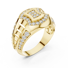 Hourglass Signet Band