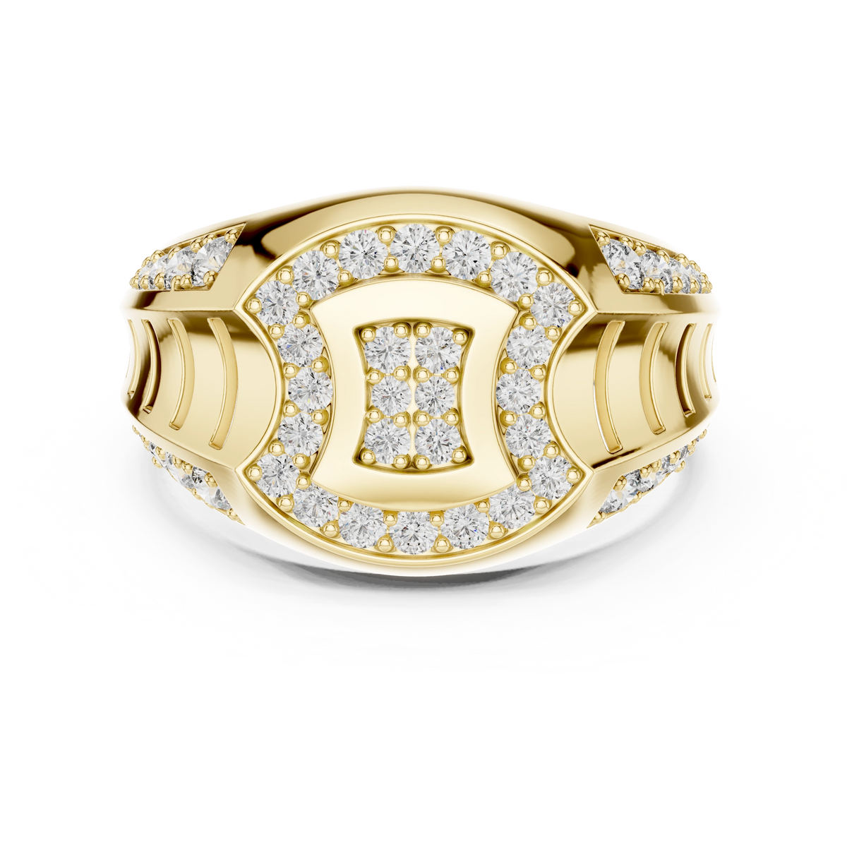 Hourglass Signet Band