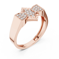Diamond Bow Ring