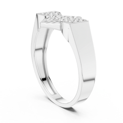 Diamond Bow Ring