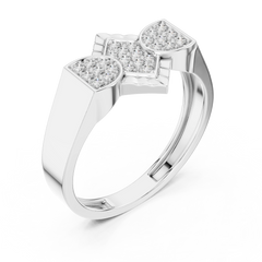 Diamond Bow Ring