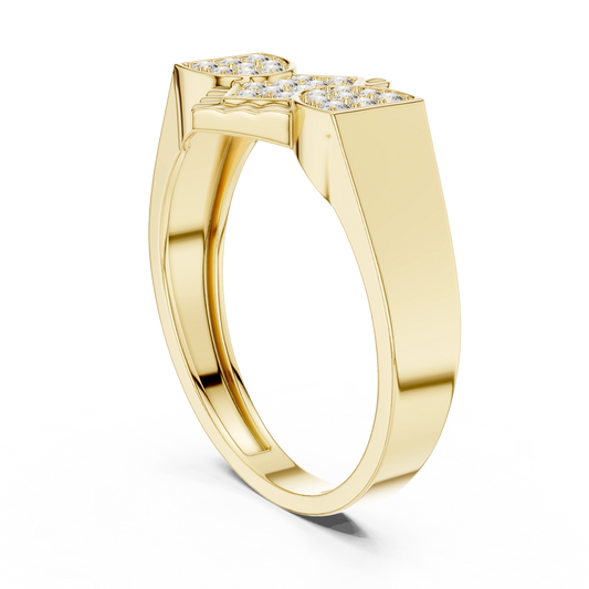 Diamond Bow Ring