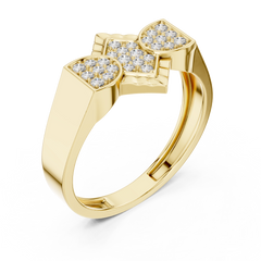Diamond Bow Ring