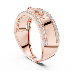 Chevron Rivet Band