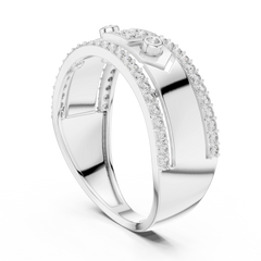 Chevron Rivet Band