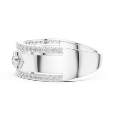Chevron Rivet Band