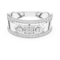 Chevron Rivet Band