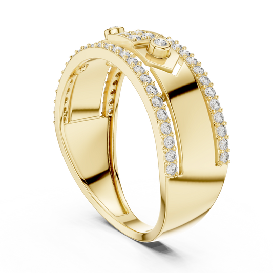 Chevron Rivet Band