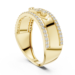Chevron Rivet Band