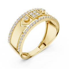 Chevron Rivet Band