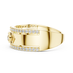 Chevron Rivet Band